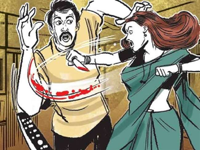 कडवई नगरमध्ये पतीची हत्या, पत्नी आणि भावाला अटक, एक आरोपी फरार, गाव दिल्लीला गेले होते.