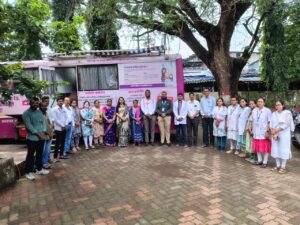 कॅन्सर निदान मोबाईल व्हॅनने ठाणे जिल्ह्यात स्क्रीनिंग आणि जनजागृती मोहीम सुरू केली.