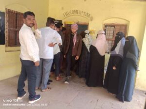 नांदेड जिल्हा नगरपरिषद निवडणूक – सायंकाळी 5:30 वाजेपर्यंत 74.75% विक्रमी मतदान, जाणून घ्या कुठे सर्वाधिक आणि सर्वात कमी मतदान