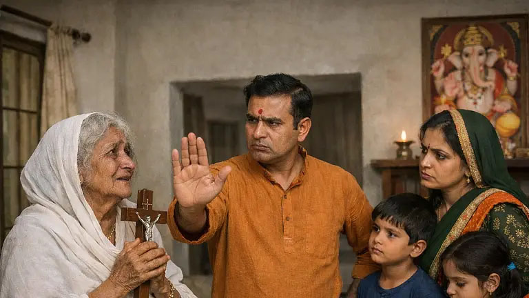 धर्माच्या भिंतीने मुलाला ठेवले आईपासून दूर, विभक्त झालेली आई 25 वर्षांनंतरही मुलासोबत रिकाम्या हाताने राहिली! धर्माच्या भिंतीने मुलाला ठेवले आईपासून दूर, विभक्त झालेली आई 25 वर्षांनंतरही मुलासोबत रिकाम्या हाताने राहिली!