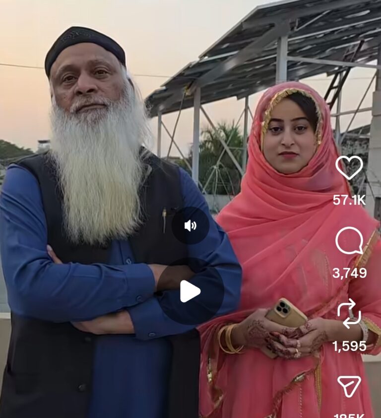 वय सोडा, हृदय तरूण असावं : तरुणीशी लग्न करणाऱ्या टीकाकारांना ६० वर्षीय हकीम बाबरचं उत्तर