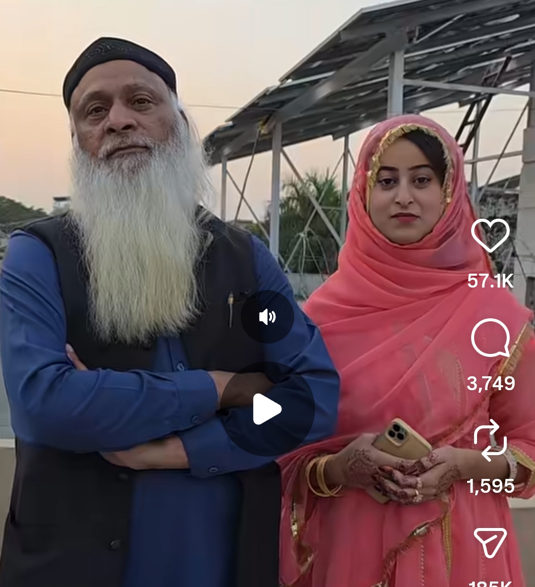 वय सोडा, हृदय तरूण असावं : तरुणीशी लग्न करणाऱ्या टीकाकारांना ६० वर्षीय हकीम बाबरचं उत्तर