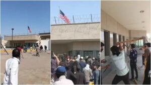 कराची : आंदोलक अमेरिकन वाणिज्य दूतावासात घुसले, गोळीबारात नऊ ठार तर अनेक जखमी